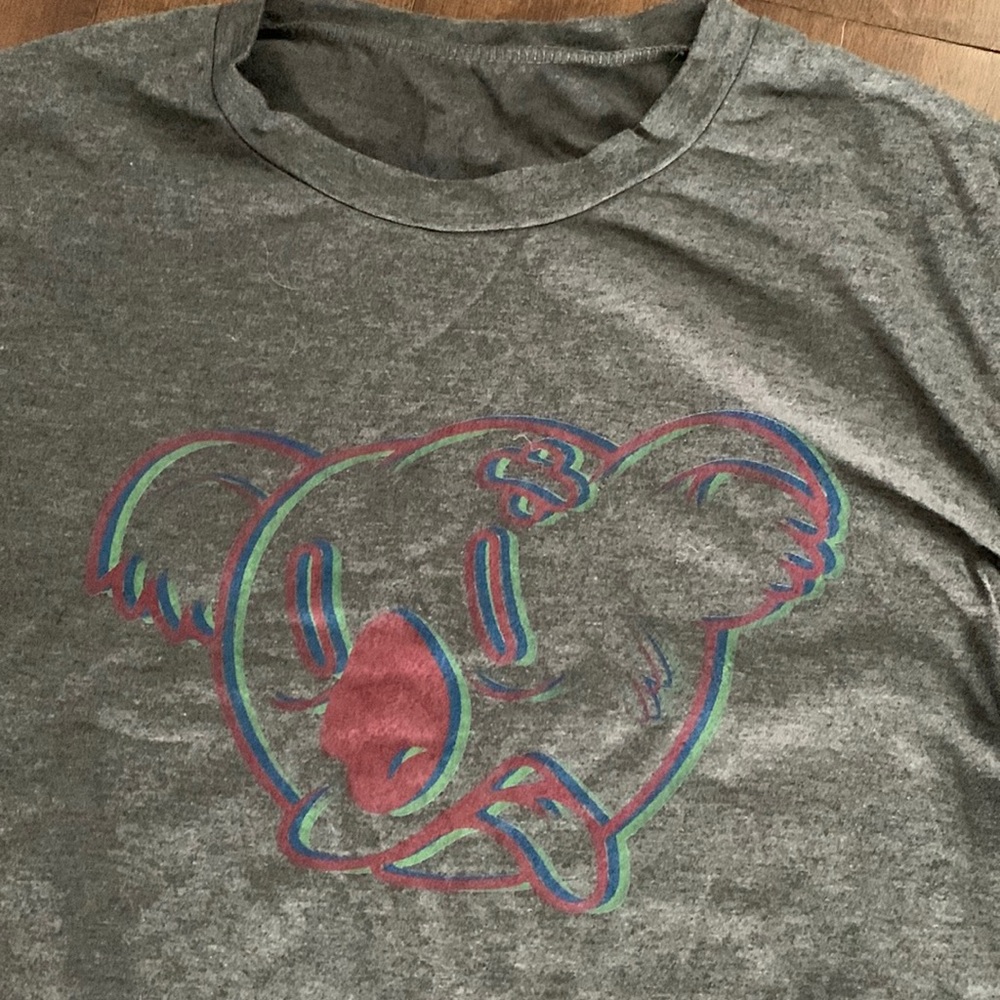 koala logo - men's black vintage tee calum von moger Size M VM Short Sle…